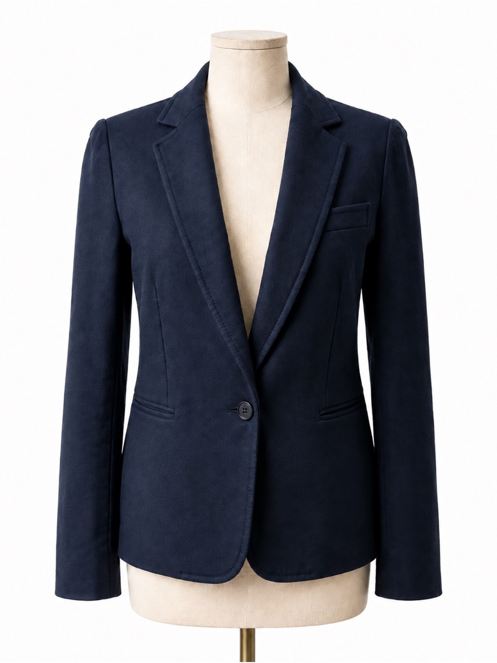 Marc Jacobs Dark Navy Blazer Jacket Size 6 Tailored Classic Workwear Chic